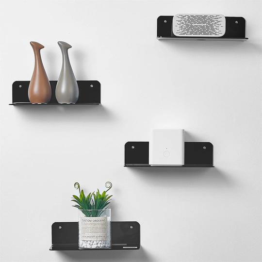 Bradely 4 Piece Metal Floating Shelf