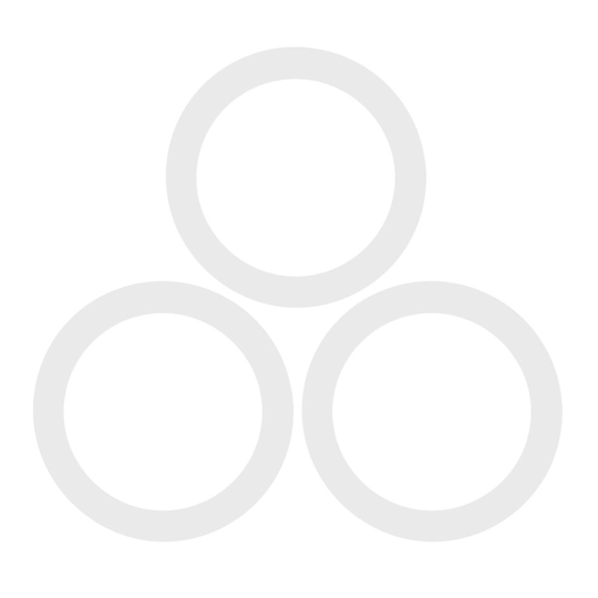 Argon Tableware Silicone Seals Rings for Glass Storage Jars - 77mm - for Jar Sizes 125ml to 200ml - White - Pack of 6