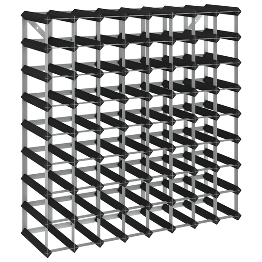 Rhoades 72 Bottle Floor Wine Bottle Rack in Black