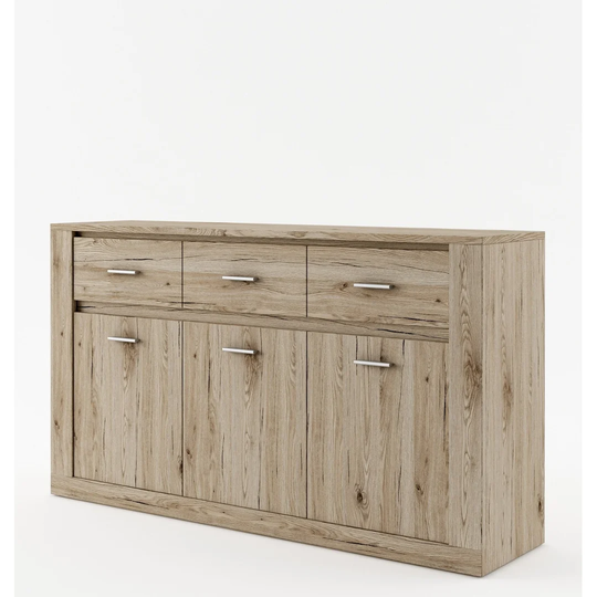 Dobbar 91cm Wide 3 Drawer Sideboard
