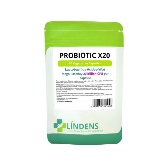 Lindens Probiotic Ultra 3-PACK 180 Capsules Acidophilus Huge 20 Billion Bacteria