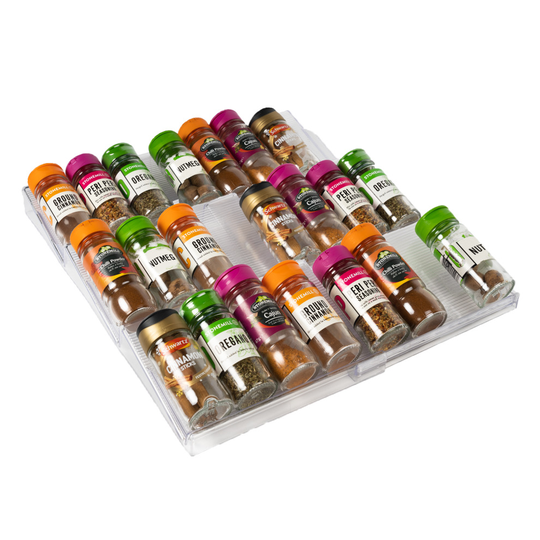 Spice Rack Drawer Organiser Herbs and Spice Storage for Kitchen Pukkr