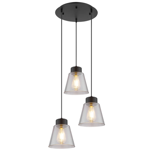 Buchanan 3-Light Kitchen Island Cone Pendant