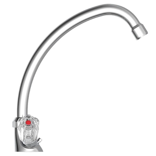 Schütte 2-Handle Basin Mixer Brillant Chrome