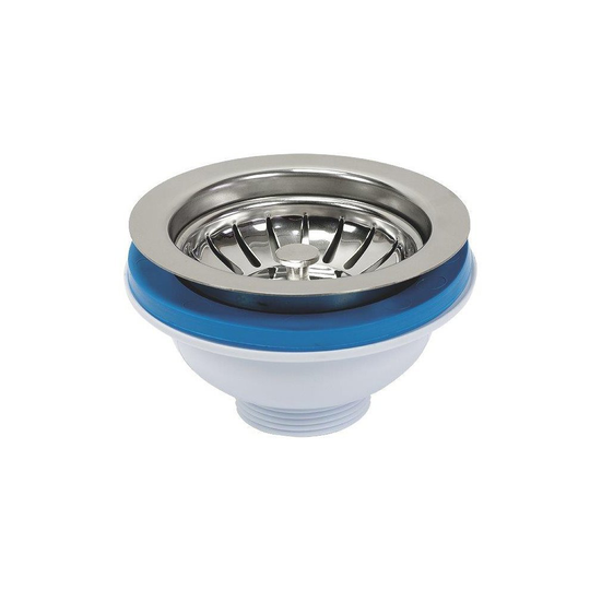 115mm Stainless Steel Strainer Basket for Kitchen Sink Basin Drain Waste Trap