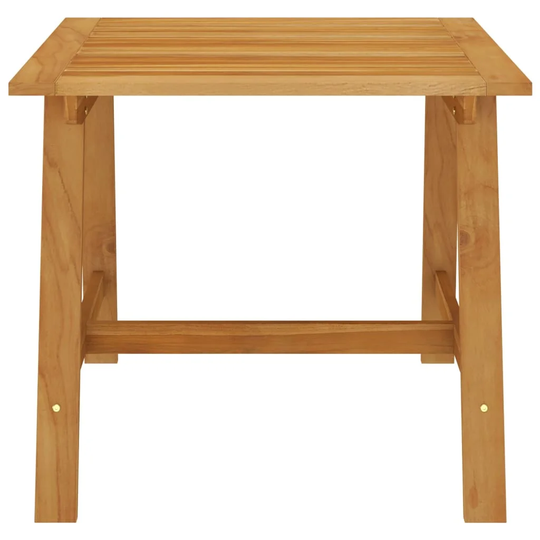 Rosalind Wheeler Garden Dining Table 88X88x74 Cm Solid Acacia Wood