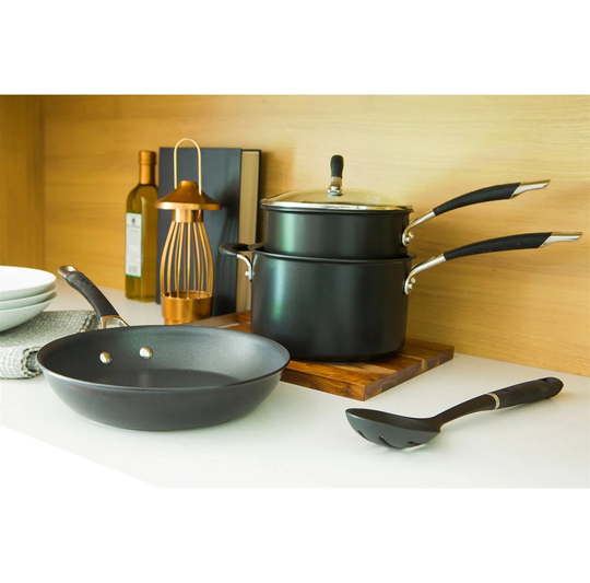 Belfry Kitchen Calgary 5 l Non-Stick Aluminium Round Casserole Dish with Lid