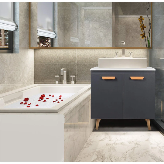 Eustorgios 40Cm W x 60.5Cm H x 60Cm D Under Sink Cabinet