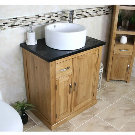 Deluna 750mm Free-standing Single Vanity Unit