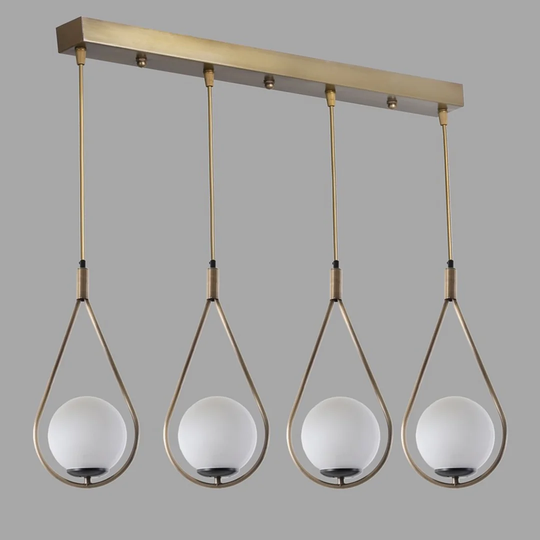 Baret 4 - Light Kitchen Island Teardrop Pendant