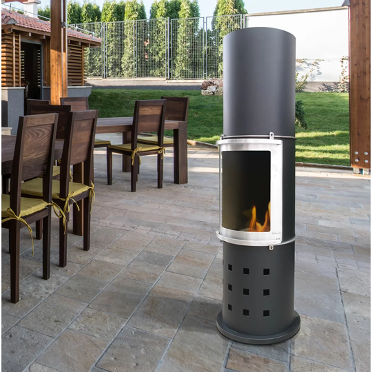 Wynnewood Metal Bioethanol Gas Outdoor Fireplace