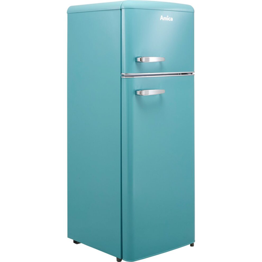 Amica FDR2213DB 70/30 Fridge Freezer - Duck Egg Blue