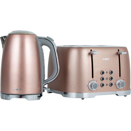 Tower Glitz AOBUNDLE007 Kettle And Toaster Sets - Pink