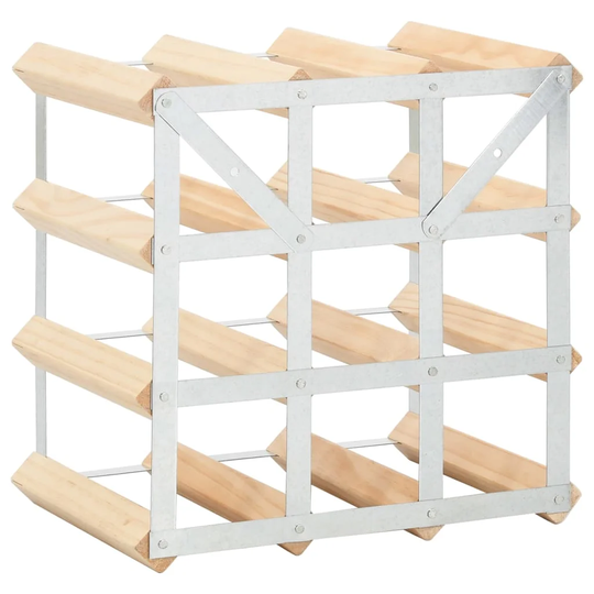 Atkison 12 Bottle Wall Mounted Wine Rack