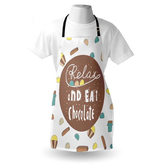 Relax and Eat Chocolate with Cupcakes Apron