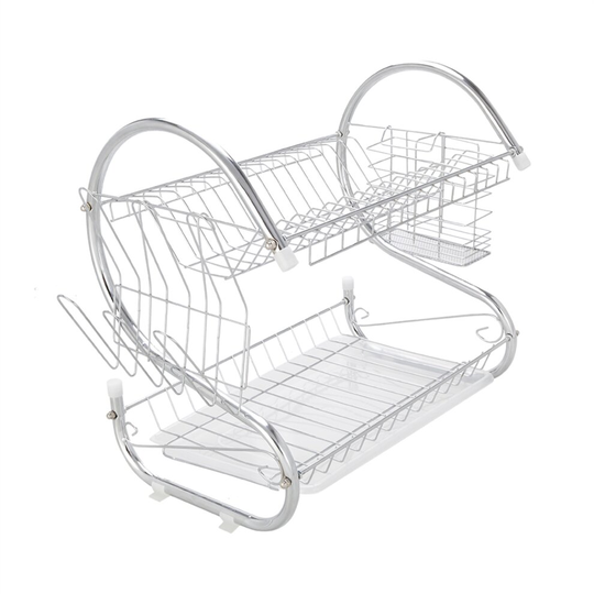 Dish Drying Rack Bowl Cup Drain Drying Holder with Knife Holder