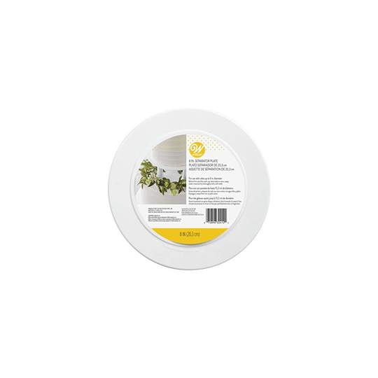 Wilton Smooth Edge Separator Plate for Cakes, 8-Inch