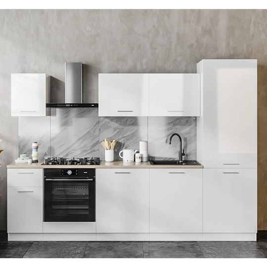 Dhaval 200cm H x 280cm W x 46cm D Kitchen Cabinet Set