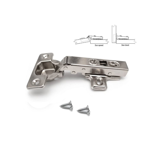 100 x SOFT CLOSE KITCHEN CABINET DOOR HINGE 35 mm (INNOVO) + screws