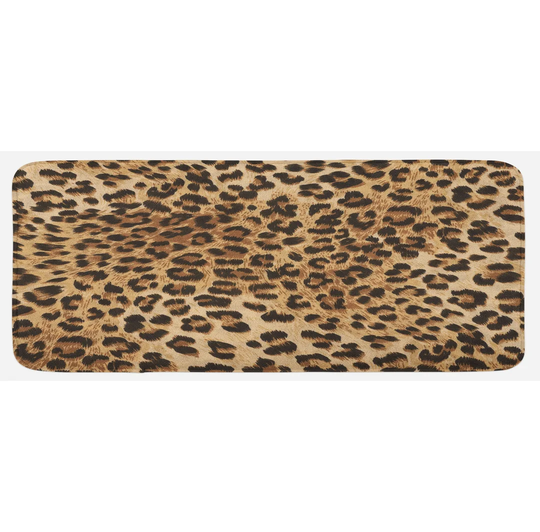 Hibbard Leopard Skin Kitchen Mat