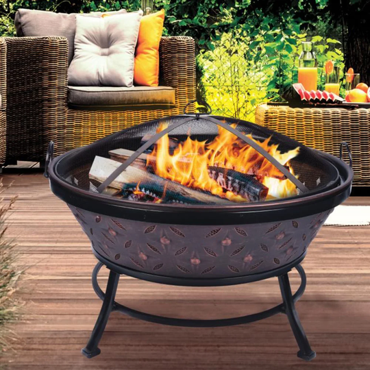 Kenna Steel Wood Burning Fire Pit