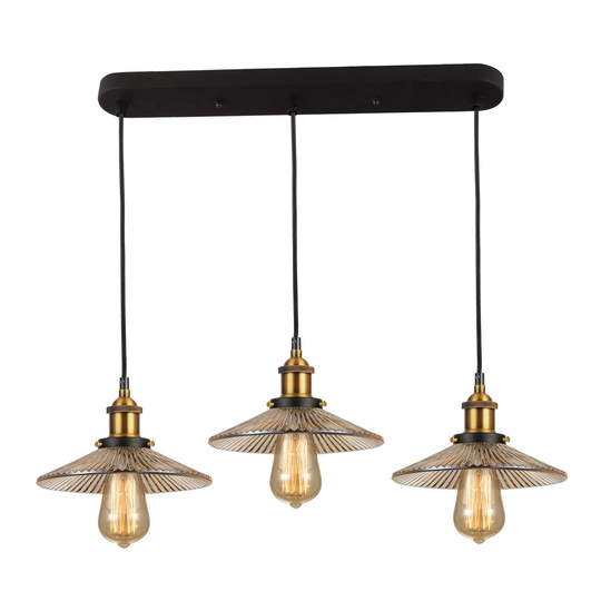 Hoekstra 3-Light Kitchen Island Cone Pendant