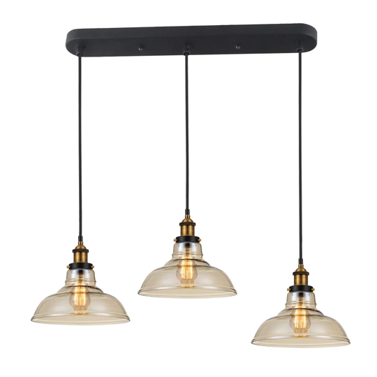 Holeman 3-Light Kitchen Island Dome Pendant