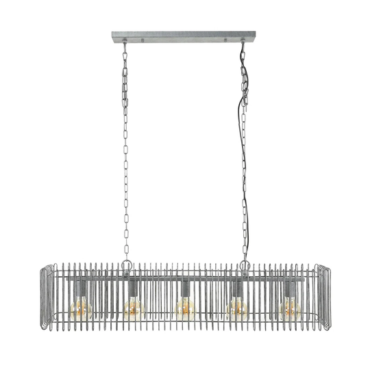 Yvet 5 - Light Kitchen Island Rectangle Pendant