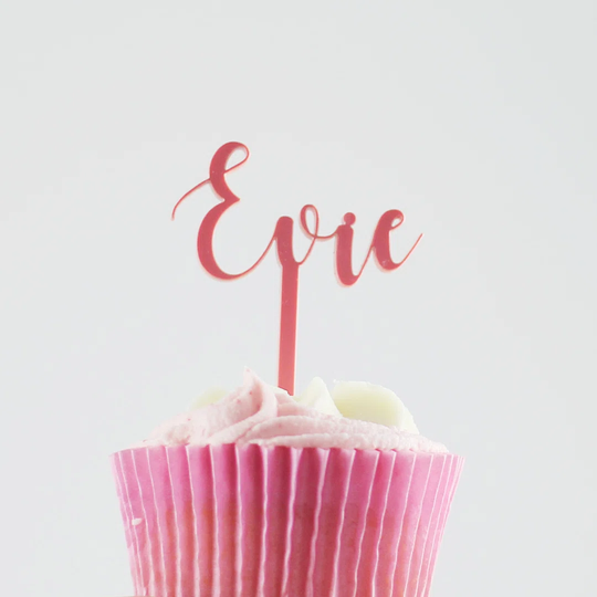 Pritchard Personalised Name Cupcake Topper