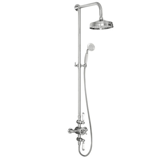 Traditional Rigid Riser Shower And Handset