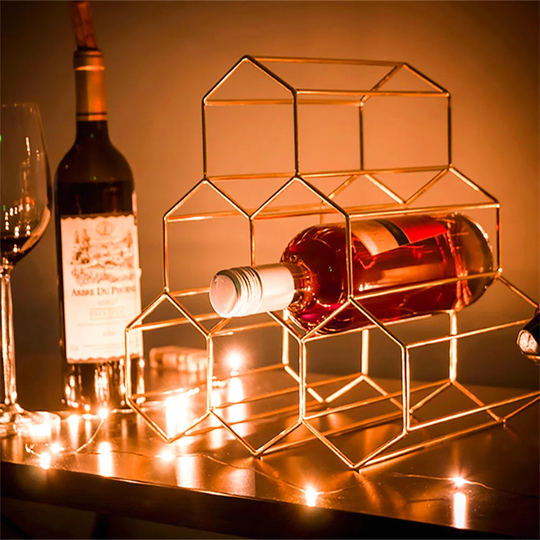 Engleman 6 Bottle Tabletop Wine Rack
