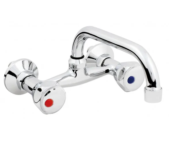 C-Type Spout Wall Mounted Roman Bath Tap