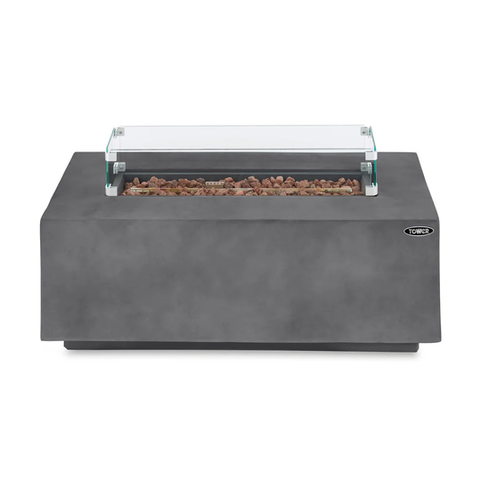 38Cm H x 106.5Cm W Natural Gas Outdoor Fire Pit Table Insert