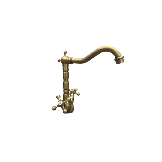 Kriner Pull Down Touch Twin Lever Monobloc Tap
