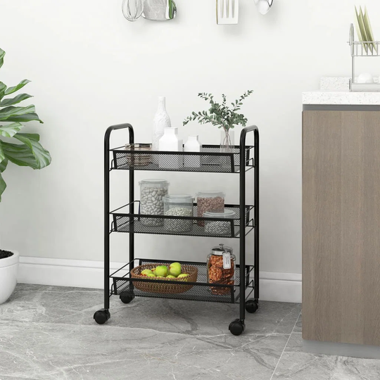 Petrella 46Cm Iron Kitchen Trolley