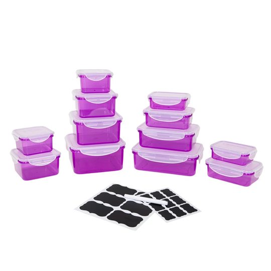 Abid 12 Container Food Storage Set