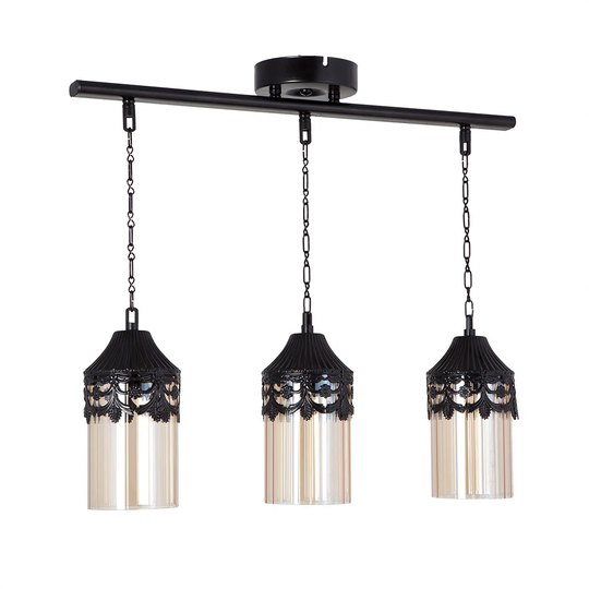 Lamesa 3 - Light Kitchen Island Jar Pendant