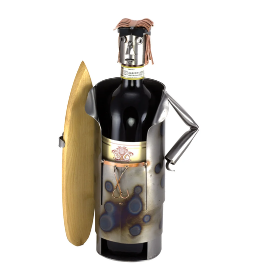 Plourde 1 Bottle Tabletop Wine Rack