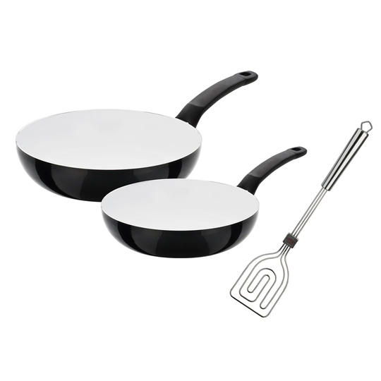 Blanca 3-Piece Aluminium Non-Stick Cookware Set
