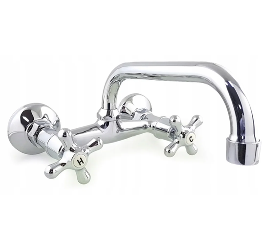 Stm Crane Wall-mounted Faucet for Bathroom Sink Retro Wt0745
