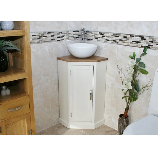 Couto Free-Standing Corner Vanity Unit