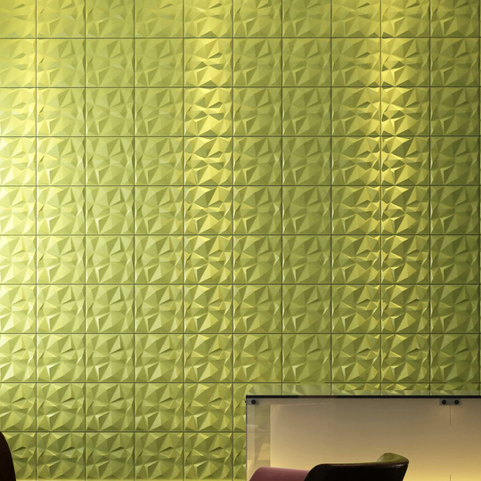 Serrato 50.04cm x 50.04cm Wood Tile in White