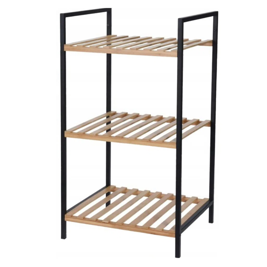 38Cm W x 70Cm H x 35.5Cm D Solid Wood Free-Standing Bathroom Shelves