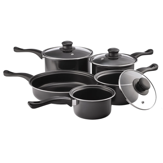 Pendeford First Choice 5 Pieces Steel Non Stick Cookware Set