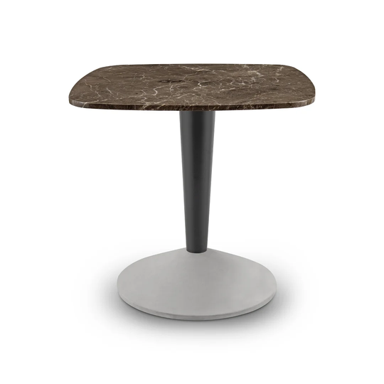 Hassania 80cm Genuine Marble Pedestal Dining Table