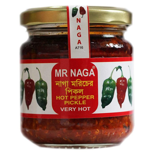 Mr Naga Hot Pepper Pickle - Very Hot - 190g