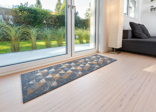 Kinbrae Triangles Kitchen Mat