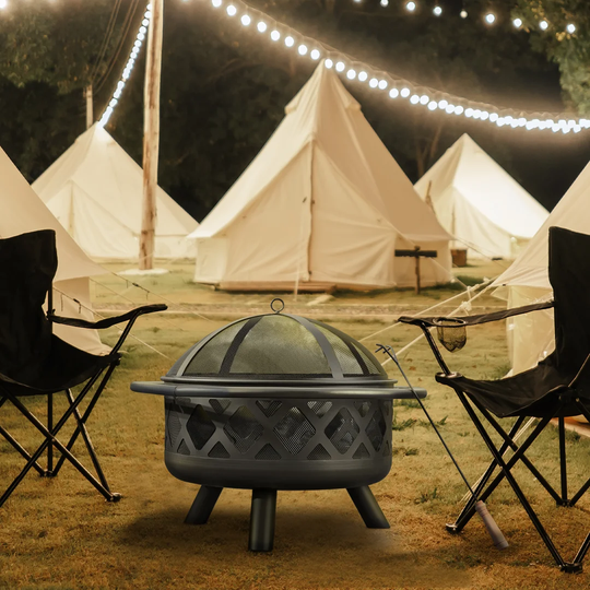 Klinger 62'Cm x 75.01Cm Steel Wood Burning Outdoor Fire Pit