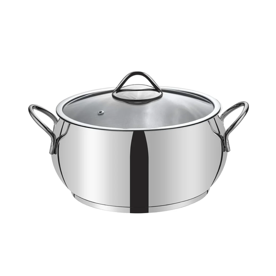 Elora Series Stainless Steel Stock Pot with Lid
