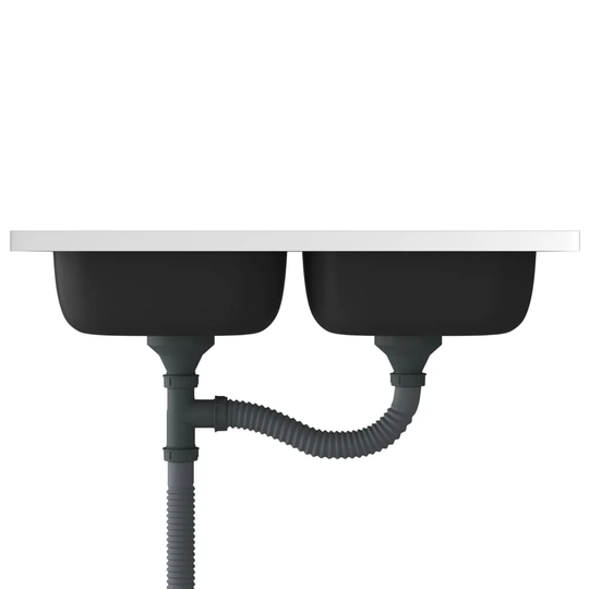 Torrez Double Bowl Inset Kitchen Sink